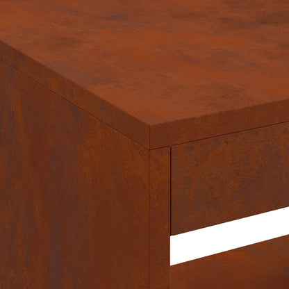 Eldstad Brun 160 x 45 x 35 cm Stål