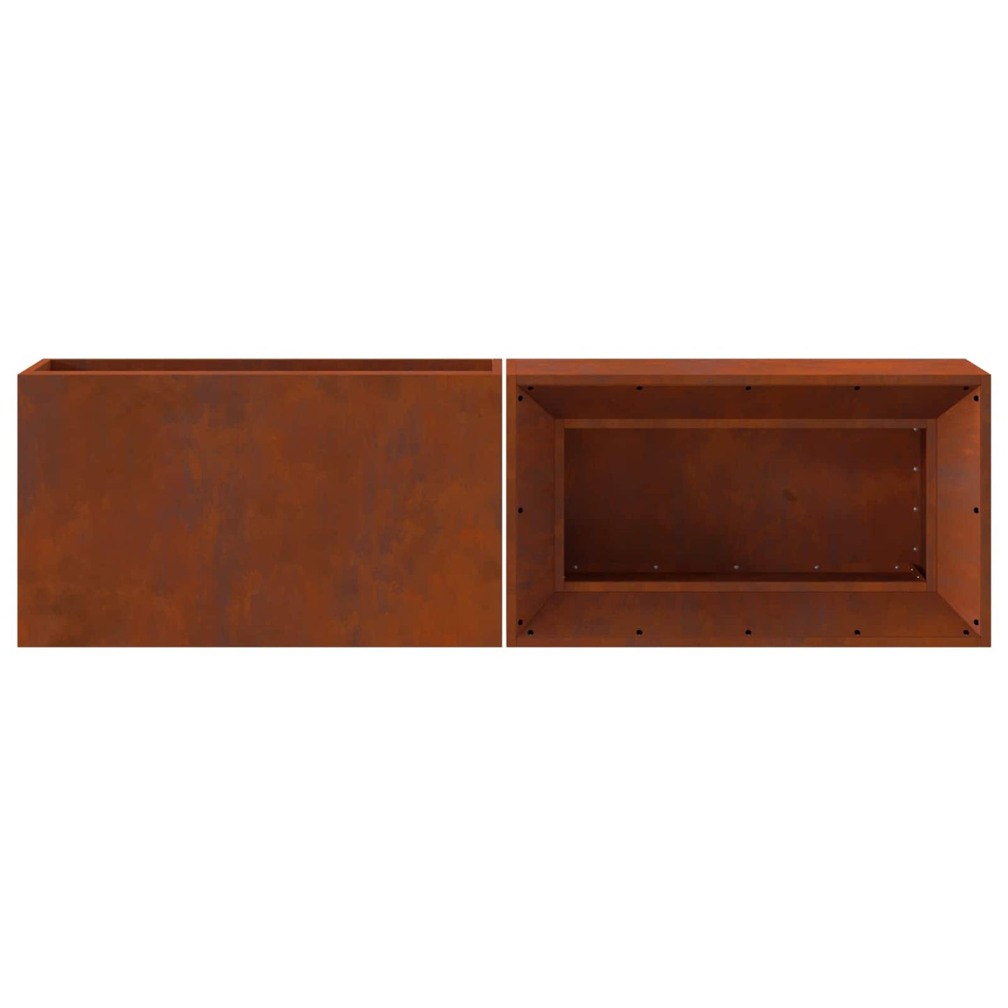 Eldstad Brun 160 x 45 x 35 cm Stål