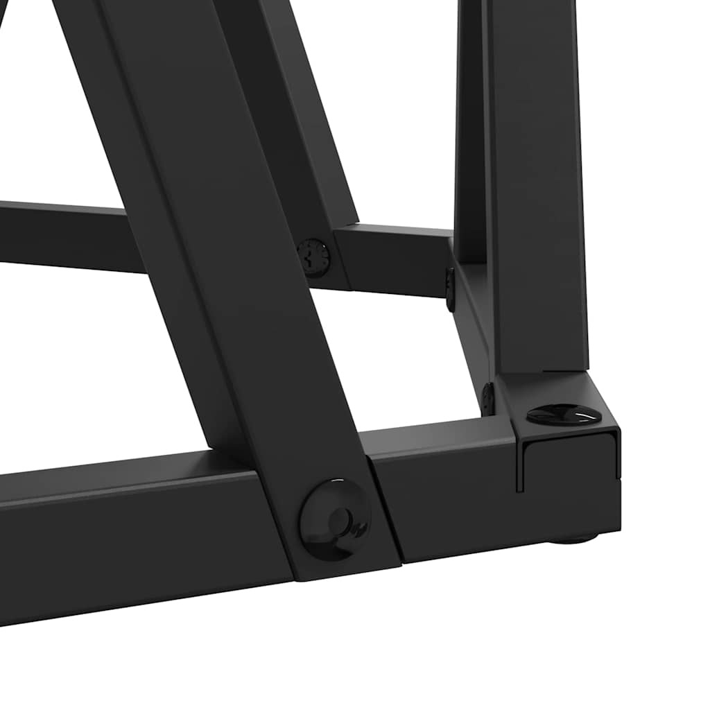 Soffbord Rökfärgad Ek 3 pcs 53 x 53 x 40 cm