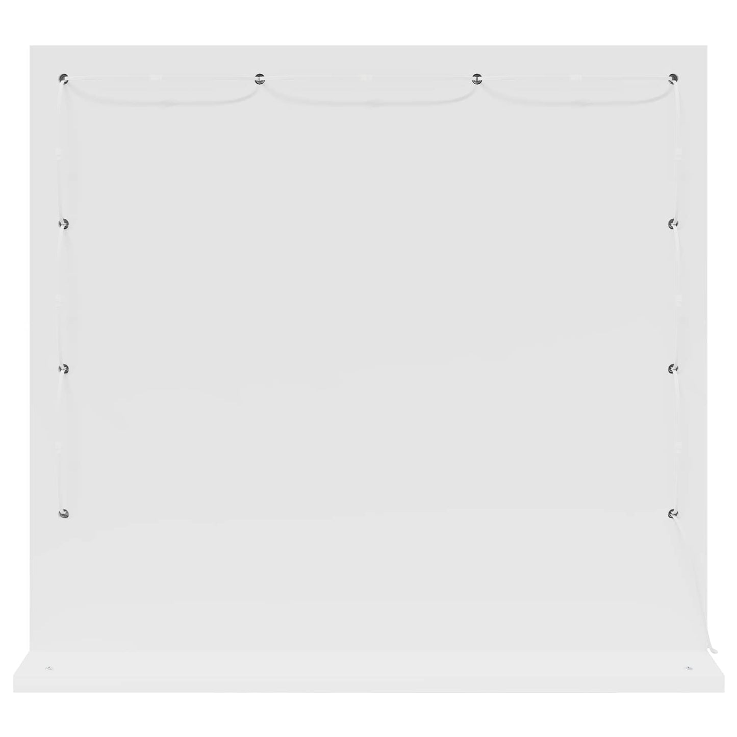 Sminkspegel Vit 60 x 55 x 18 cm Glas och