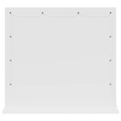 Sminkspegel Vit 60 x 55 x 18 cm Glas och