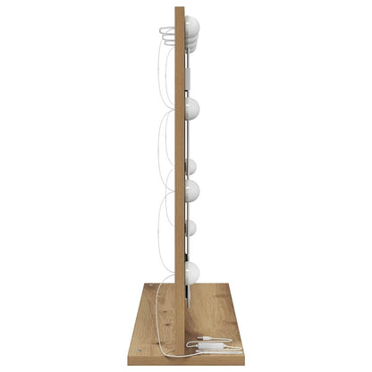 Smink Spegel Vit 60 x 55 x 18 cm Glas och konstruerat trä