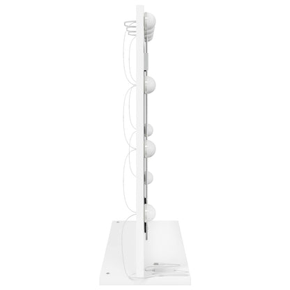 Sminkspegel Vit 60 x 55 x 18 cm Glas och