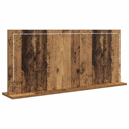 Sminkspegel Rektangulär Gammalt Trä 100 x 45 x 18 cm