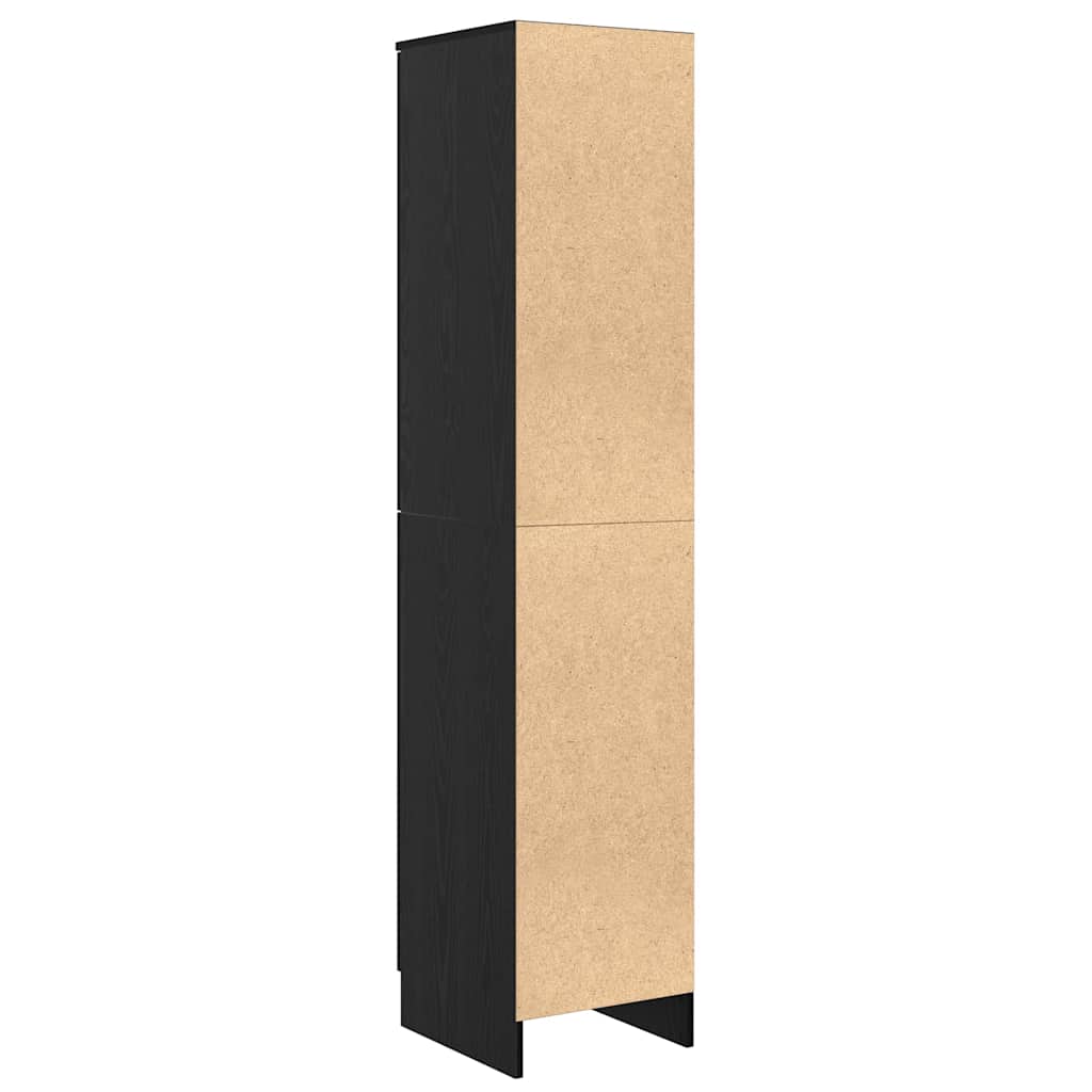 Skåp Svart Ek 35 x 39 x 168 cm
