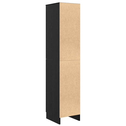 Skåp Svart Ek 35 x 39 x 168 cm