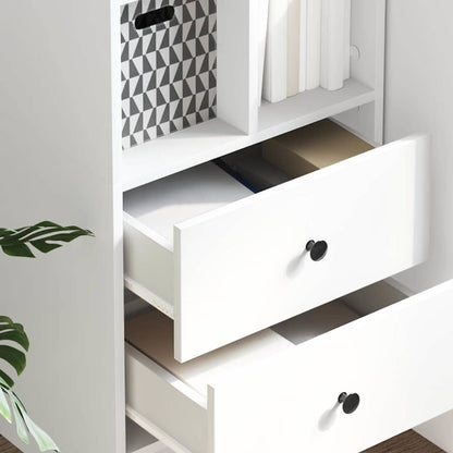 Skåp Vit med låda 45,5 x 34 x 127 cm