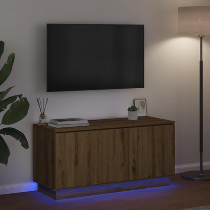 TV-Möbel Artisan Ek TV Skåp med LED 100 x 38 x 49 cm