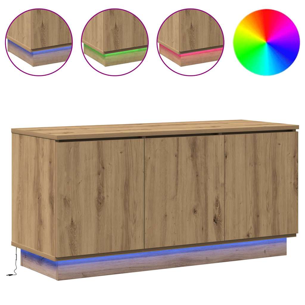 TV-Möbel Artisan Ek TV Skåp med LED 100 x 38 x 49 cm