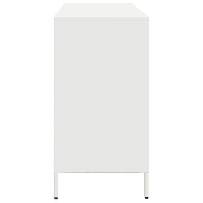 Skänk DIV. Vit 135x39x73,5 cm kallvalsat stål