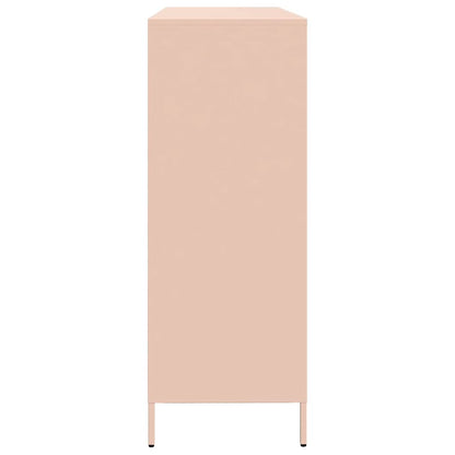 Skänk DIV. rosa 135x39x103,5 cm kallvalsat stål