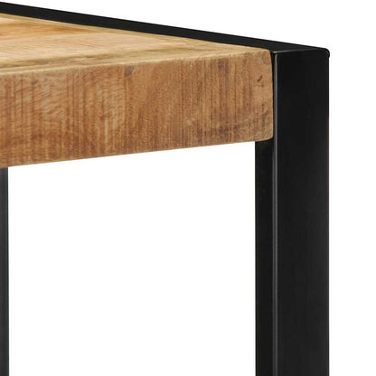 Vägghylla Trä 35x35x100 cm massiv mango i grovt trä