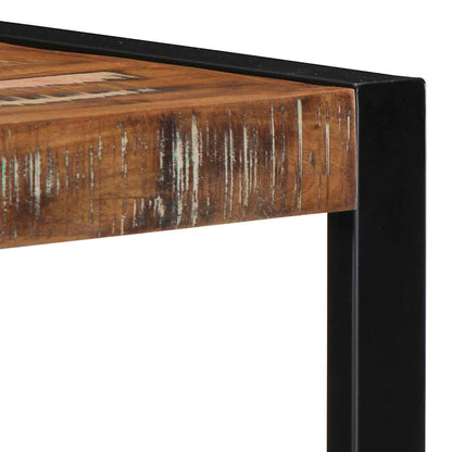 Vägghylla Trä flerfärgad 35x35x100 cm massivt Trä återvunnet