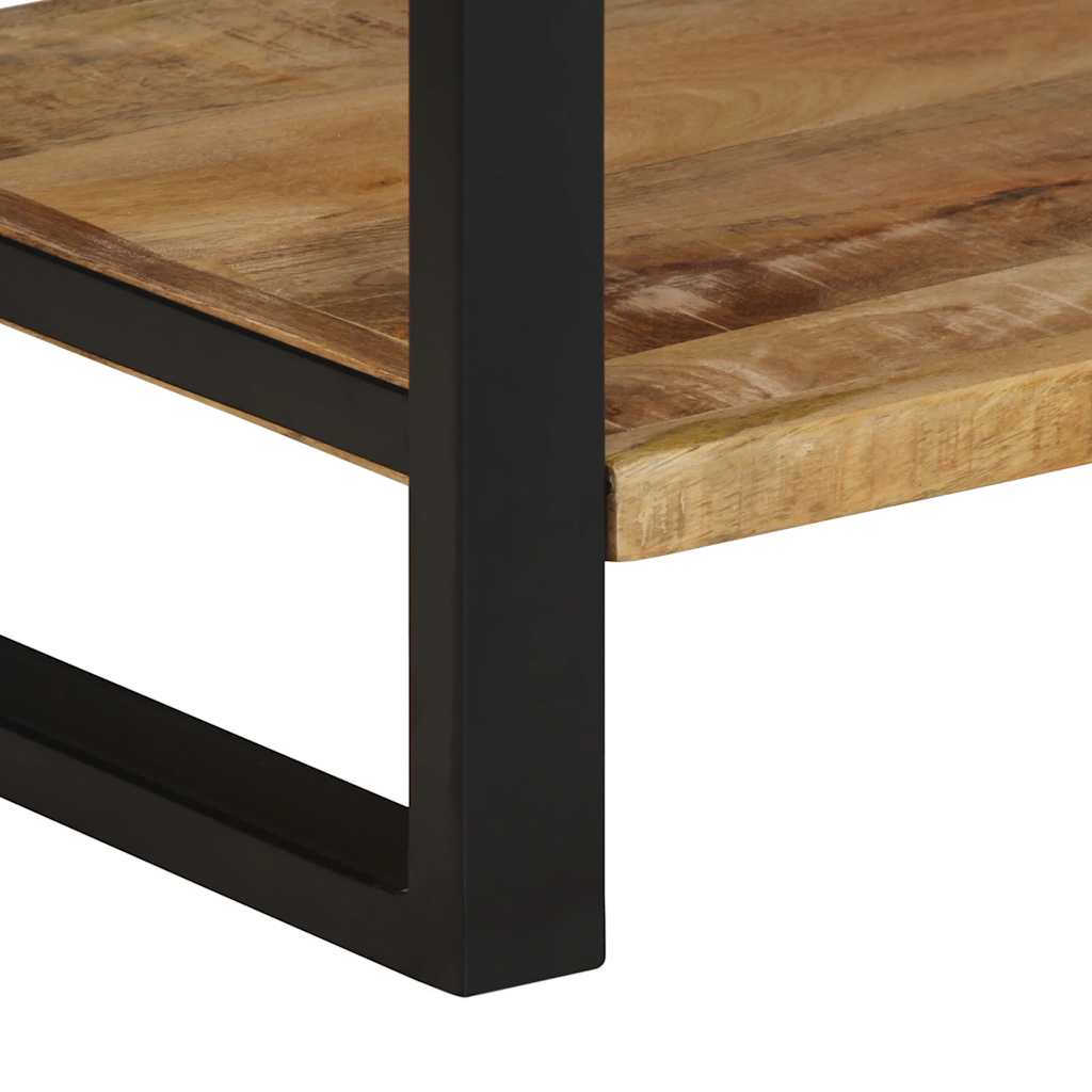 Hallmöbel 80x40x190 cm massiv grov trämango