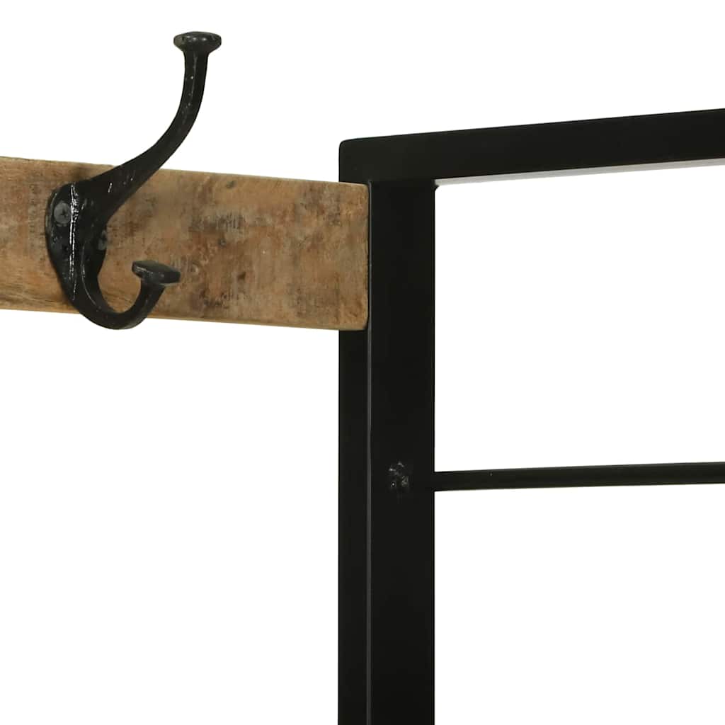 Hallmöbel Klädhängare med låda Brun 110 x 40 x 185 cm Massivt Mangoträ