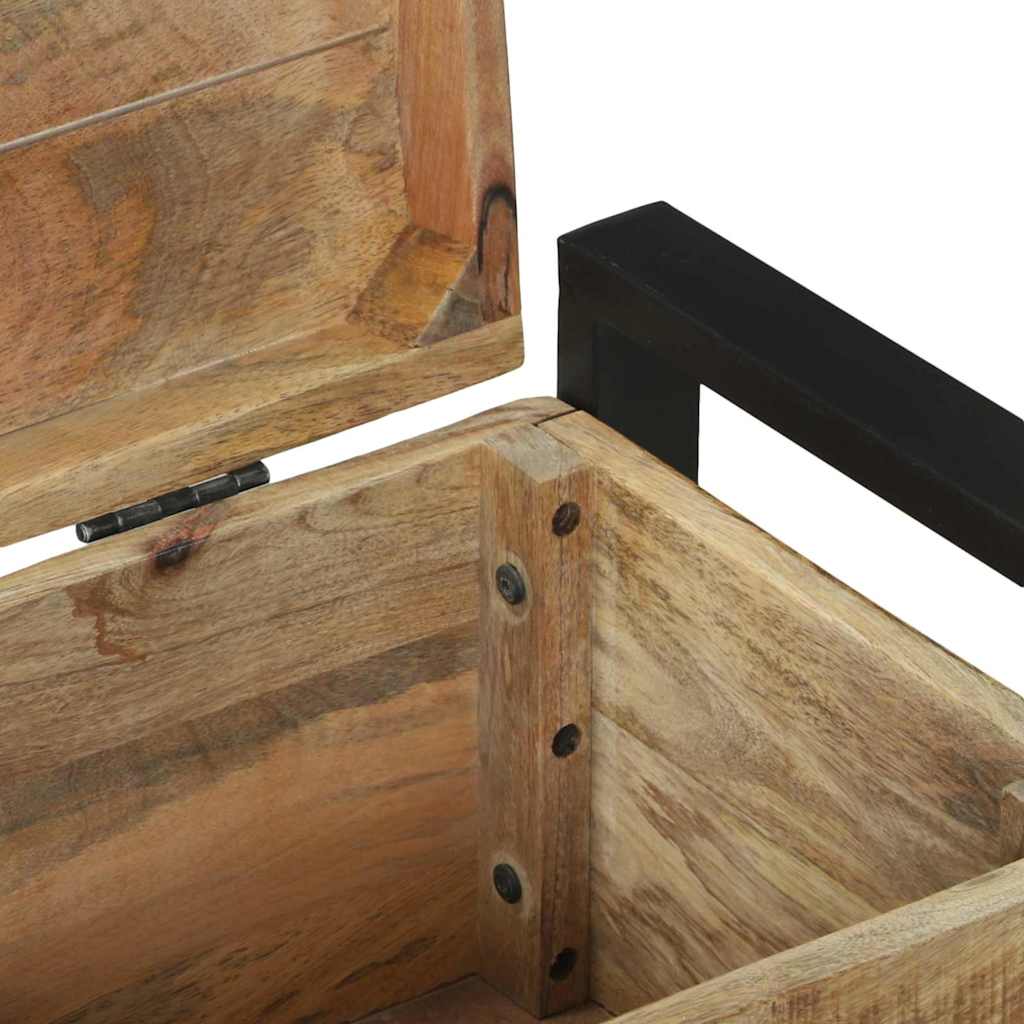 Förvaringskista Brun 60 x 30 x 30 cm Massivt Mangoträ