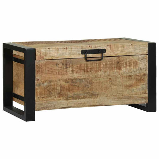 Förvaringskista Brun 60 x 30 x 30 cm Massivt Mangoträ
