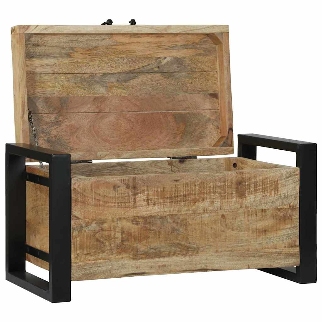 Förvaringskista Brun 60 x 30 x 30 cm Massivt Mangoträ