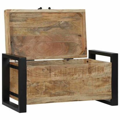 Förvaringskista Brun 60 x 30 x 30 cm Massivt Mangoträ
