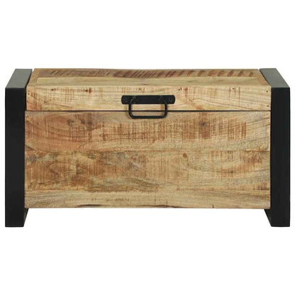 Förvaringskista Brun 60 x 30 x 30 cm Massivt Mangoträ