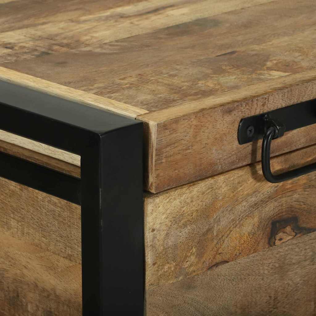 Förvaringskista Brun 80 x 35 x 45 cm Massivt Mangoträ