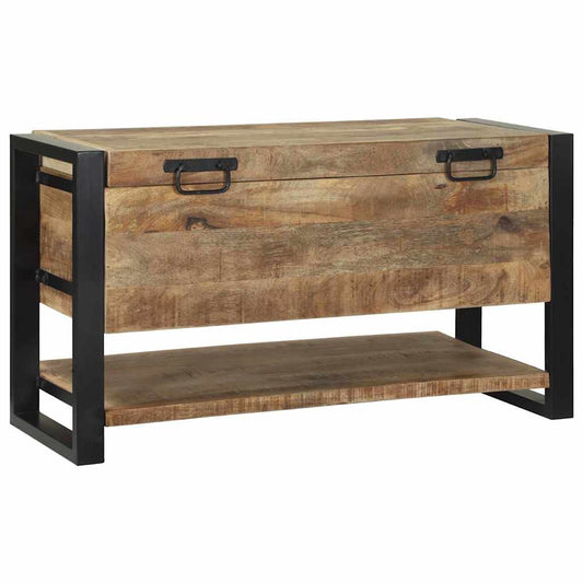 Förvaringskista Brun 80 x 35 x 45 cm Massivt Mangoträ