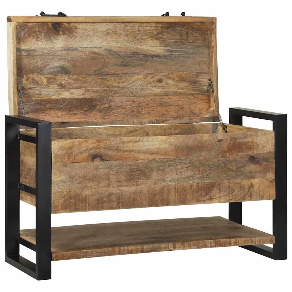 Förvaringskista Brun 80 x 35 x 45 cm Massivt Mangoträ