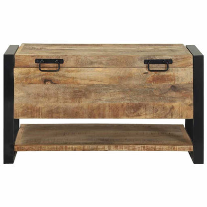 Förvaringskista Brun 80 x 35 x 45 cm Massivt Mangoträ