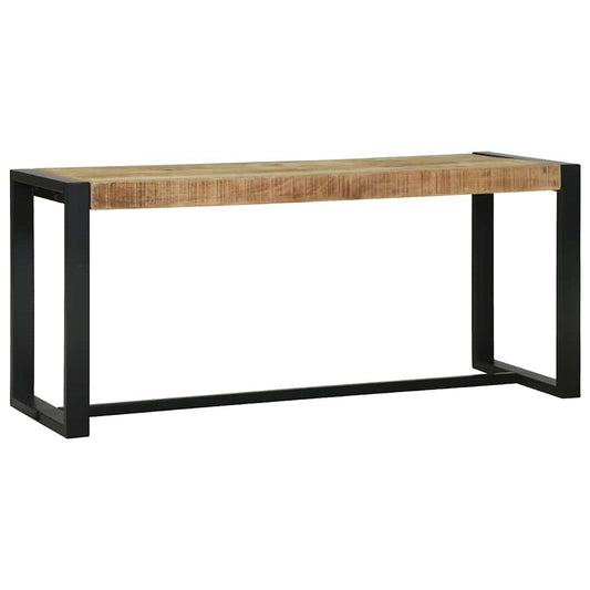 Hallbänk Brun 100 x 35 x 45 cm Massivt Mangoträ