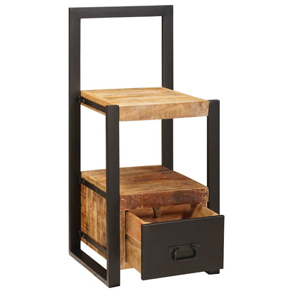 Hallmöbel Stol med låda Brun 40 x 40 x 90 cm Massivt Mangoträ