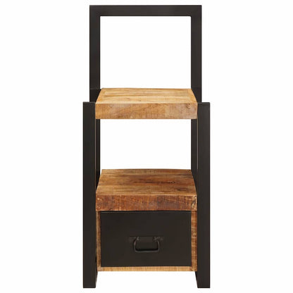 Hallmöbel Stol med låda Brun 40 x 40 x 90 cm Massivt Mangoträ