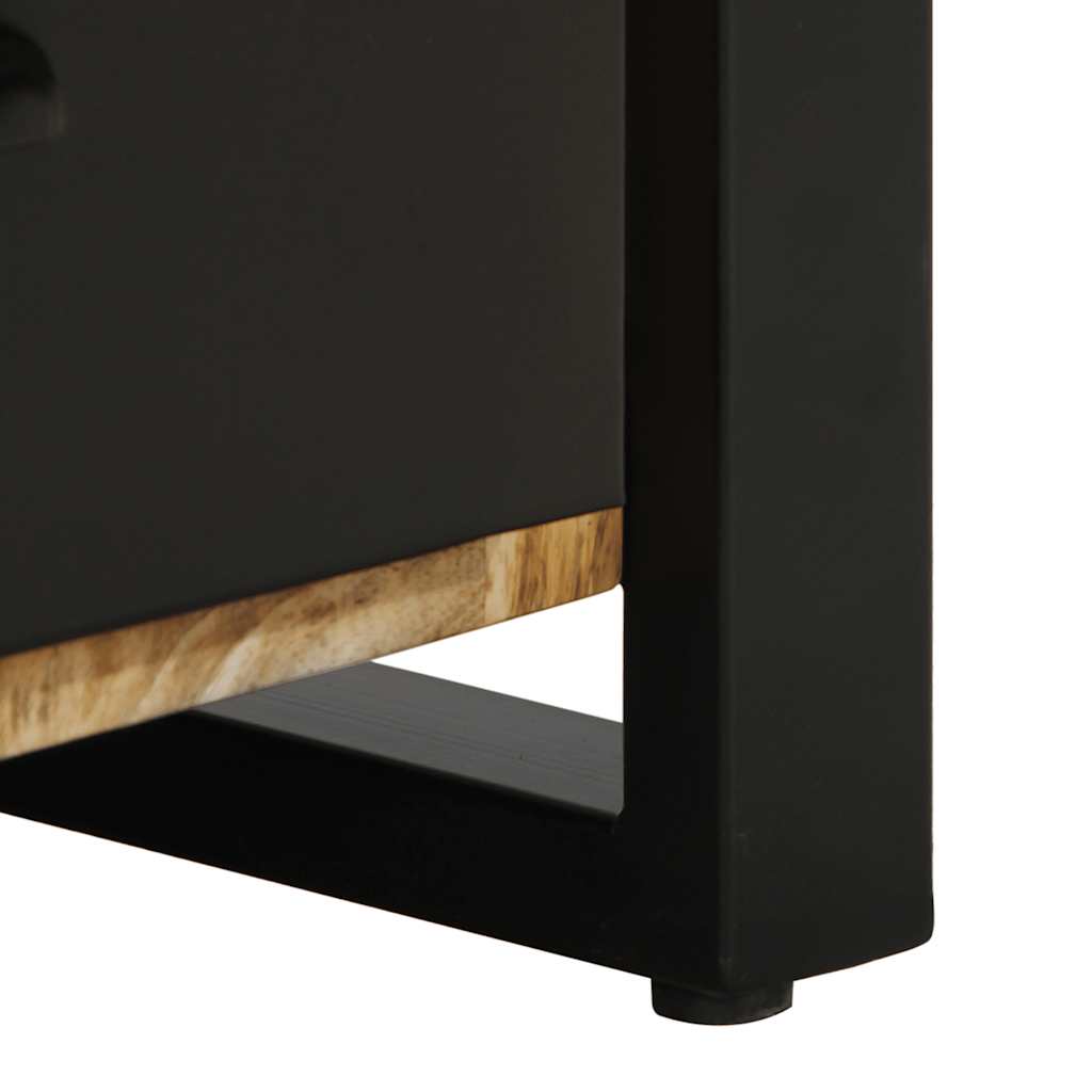 Sängbord Nattduksbord Trä 40x30x50 cm massivt grovt mangoträ