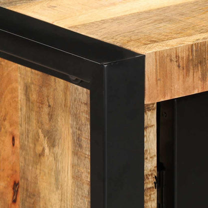 Avlastningsbord Konsollbord Trä 90x35x75 cm massivt grovt mangoträ