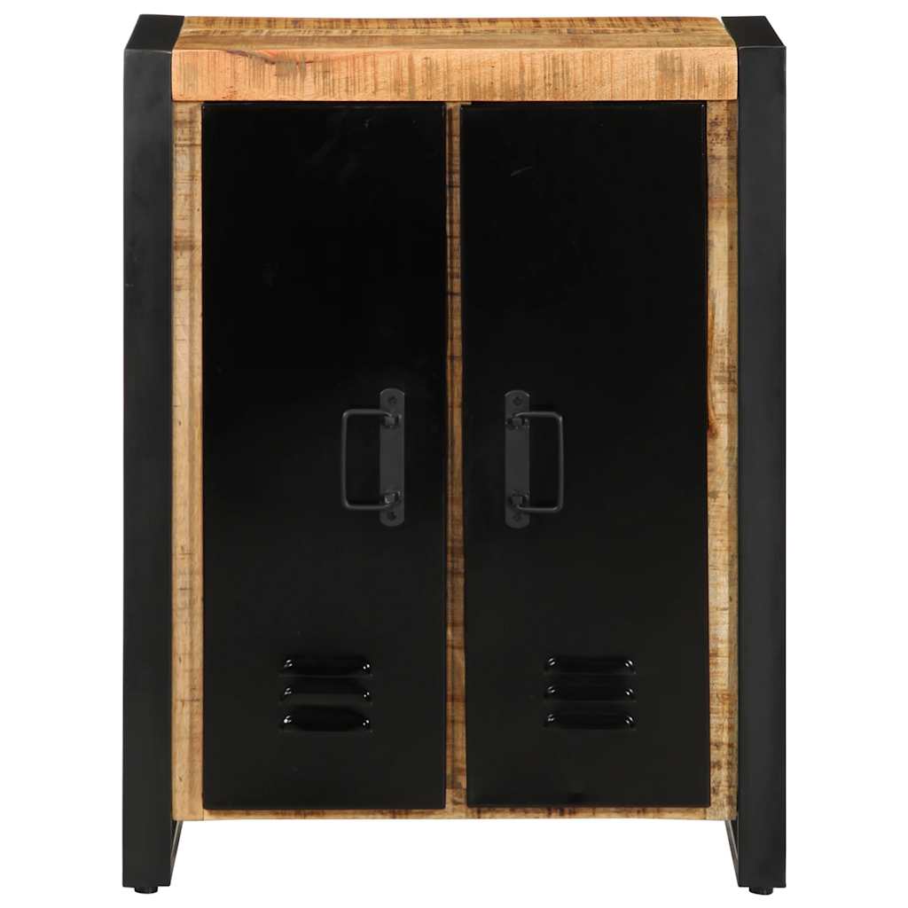 Skänk Trä 55x35x70 cm massivt grovt mangoträ