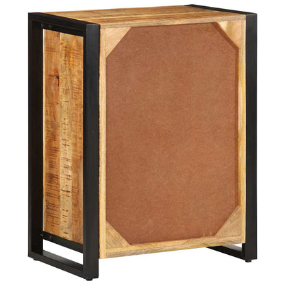 Skänk Trä 55x35x70 cm massivt grovt mangoträ