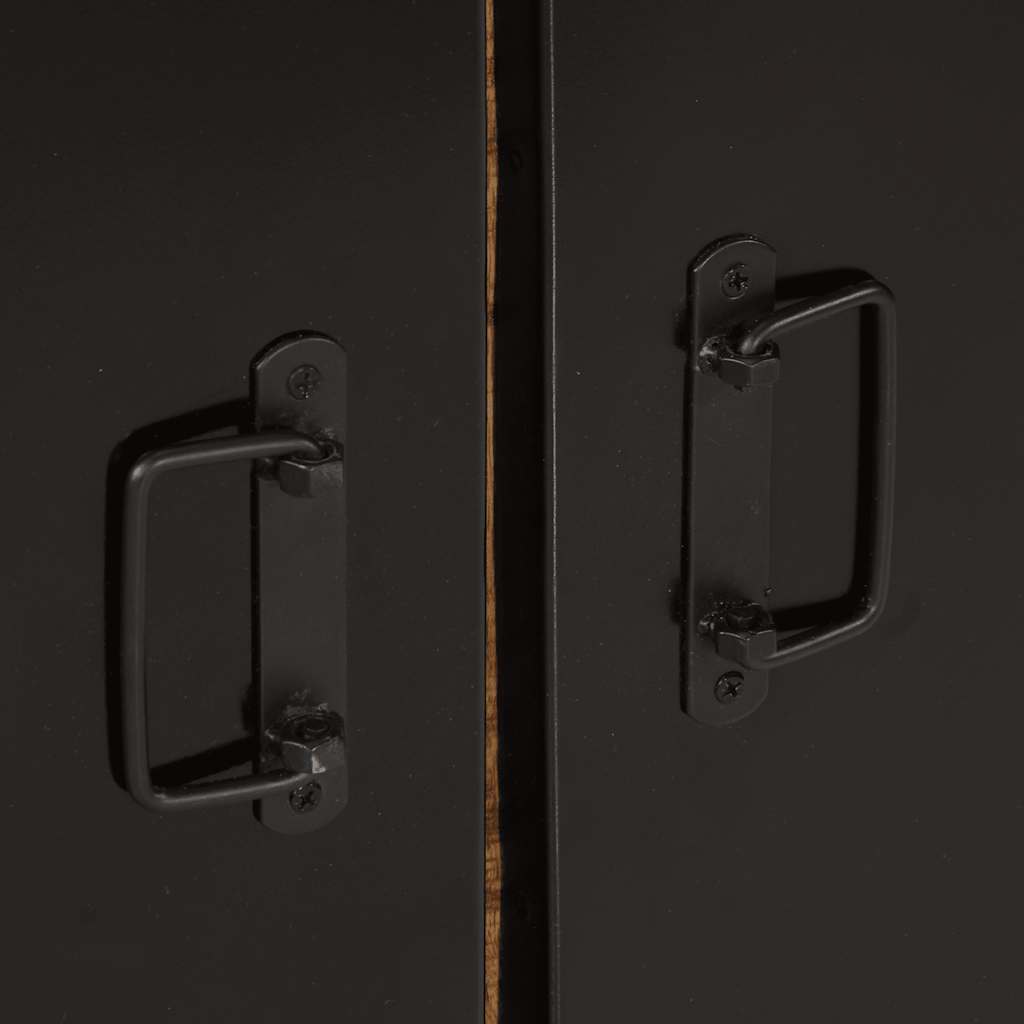 Skänk Trä 55x35x70 cm massivt grovt mangoträ