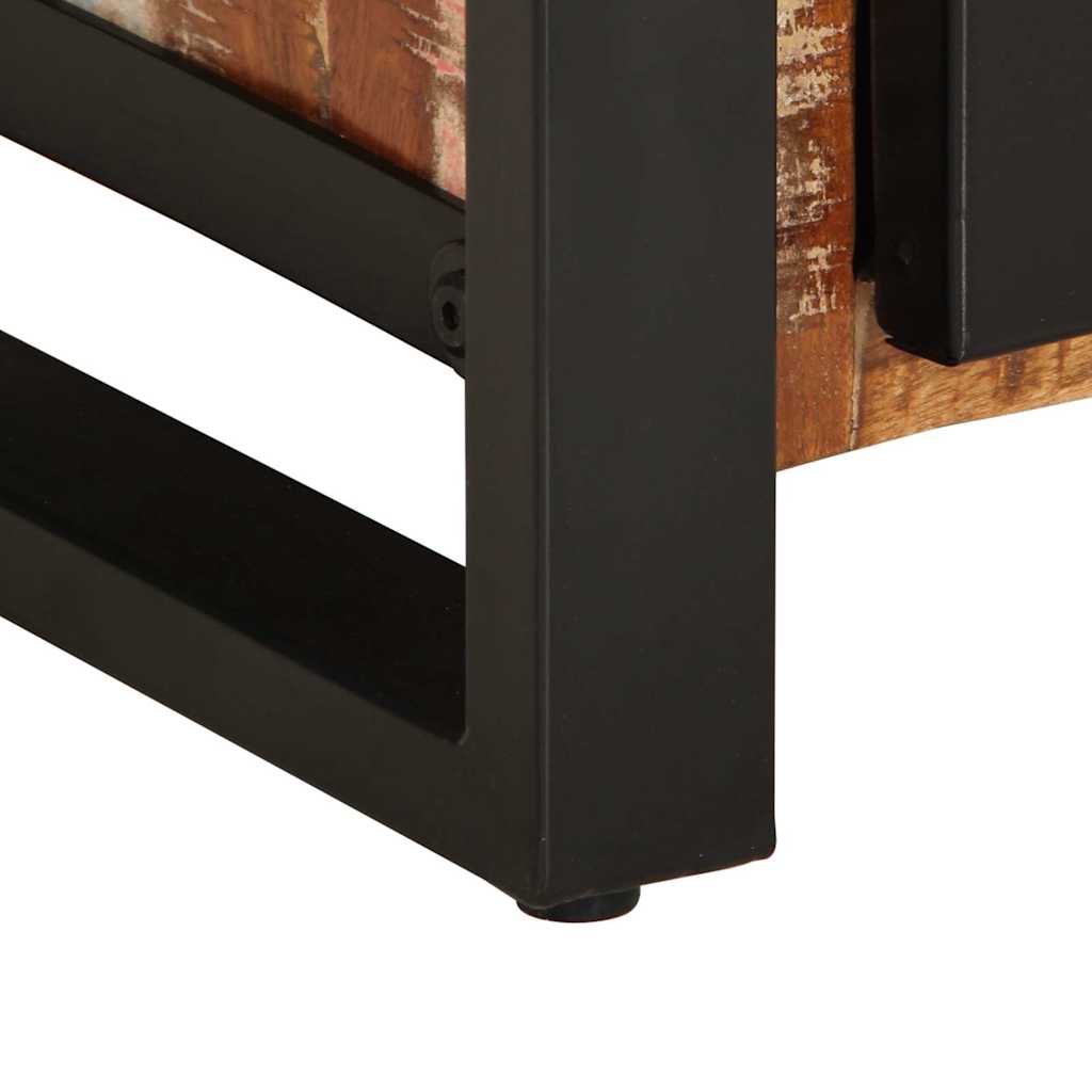 Skänk Trä flerfärgad 55x35x70 cm massivt återvunnet trä