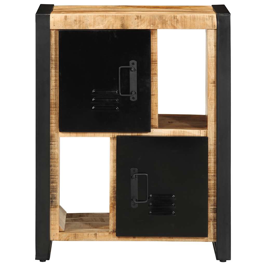 Skänk Trä 55x35x70 cm massivt grovt mangoträ