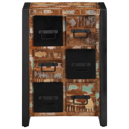 Skänk Trä 50x35x70 cm massivt återvunnet trä