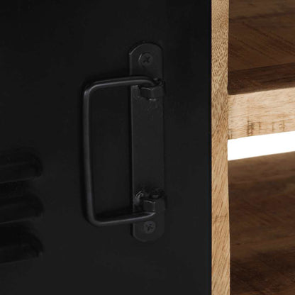 TV-Möbel Trä TV-Bänk 80x30x35 cm massivt grovt mangoträ