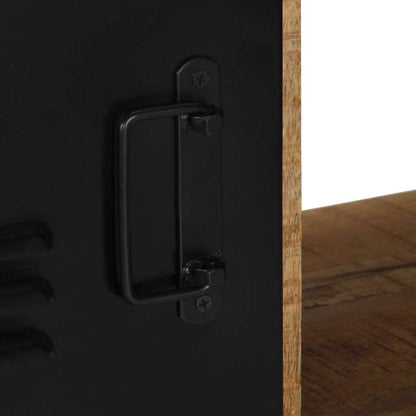 TV-Möbel Trä TV-Bänk 80x30x35 cm massivt grovt mangoträ