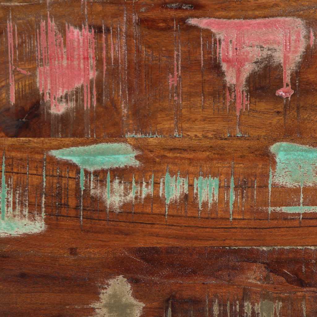 TV-Möbel Trä TV-Bänk 80x30x35 cm massivt återvunnet trä