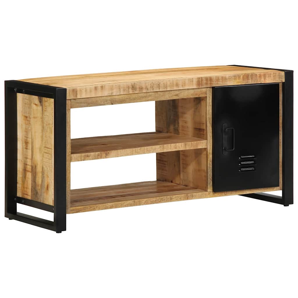 Skoställ Brun Skobänk 100 x 40 x 50 cm Massivt Mangoträ
