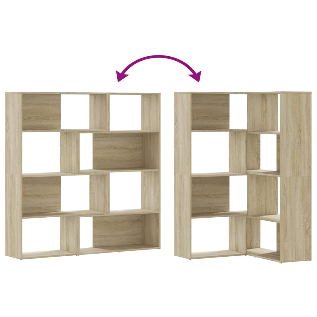 Bokhylla Sonoma Ek hörn 4 hyllplan 85x85x140 cm