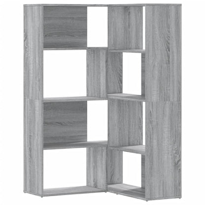 Bokhylla Sonoma Grå hörn 4 hyllplan 85x85x140cm