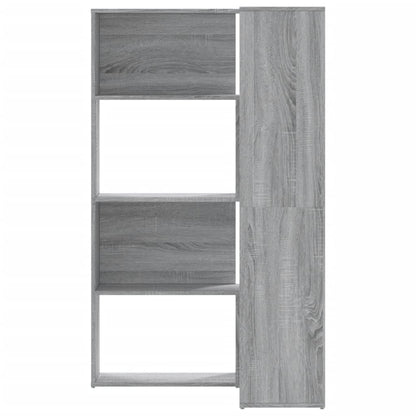 Bokhylla Sonoma Grå hörn 4 hyllplan 85x85x140cm