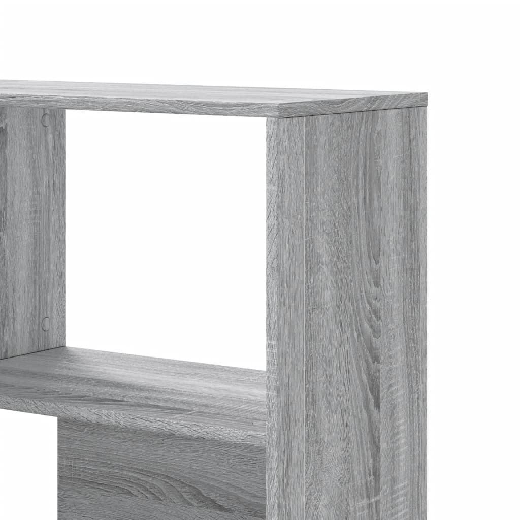 Bokhylla Sonoma Grå hörn 4 hyllplan 85x85x140cm