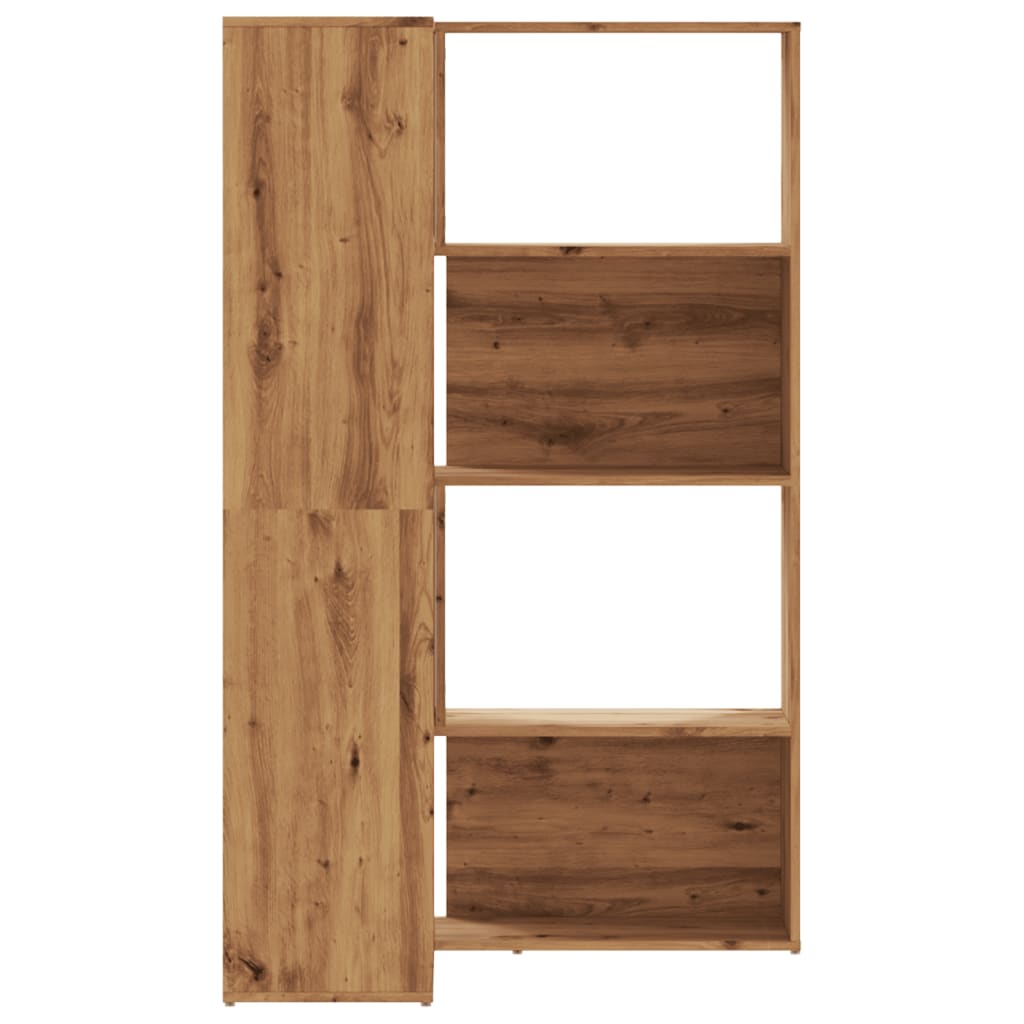 Bokhylla Artisan Ek hörn 4 hyllplan 85x85x140 cm