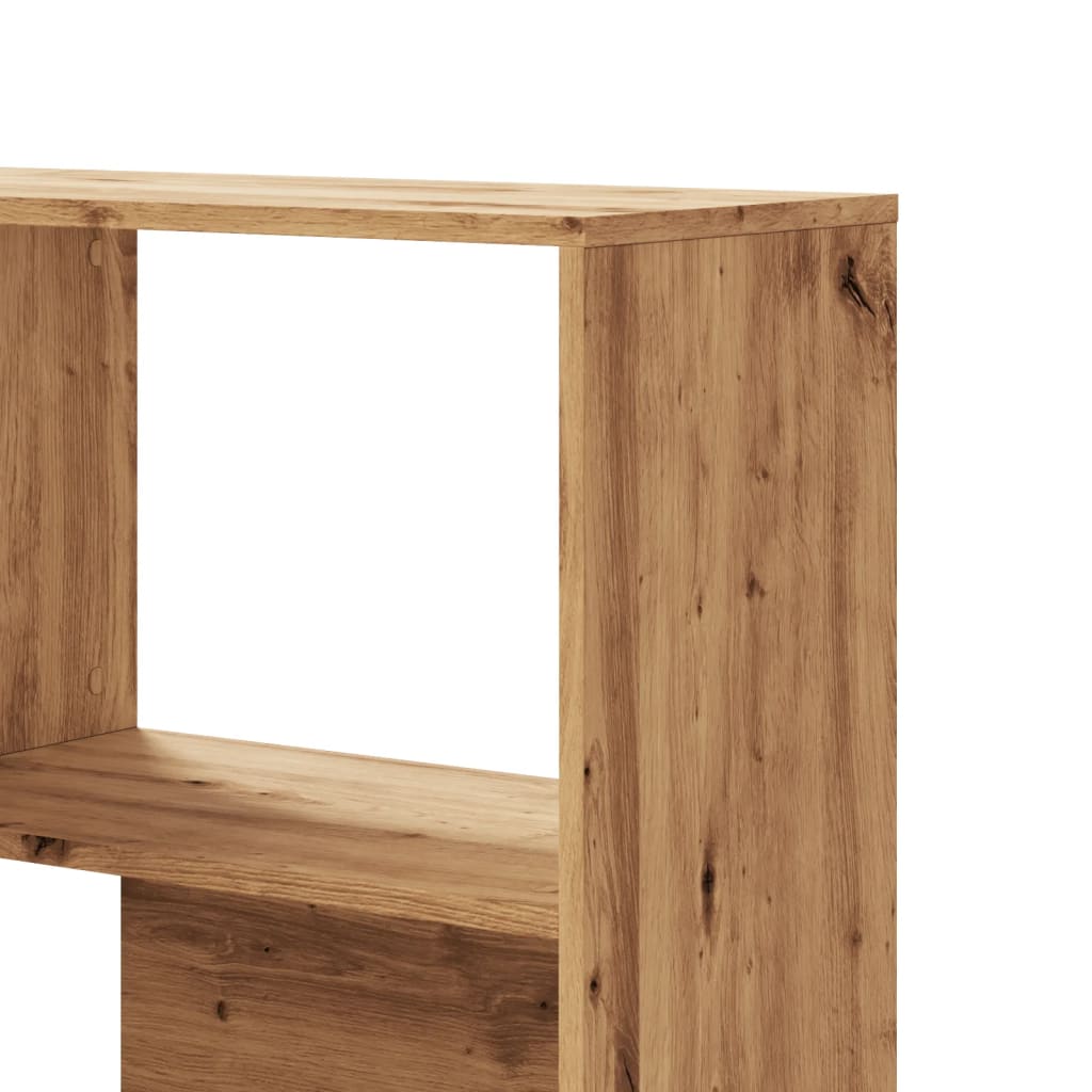 Bokhylla Artisan Ek hörn 4 hyllplan 85x85x140 cm