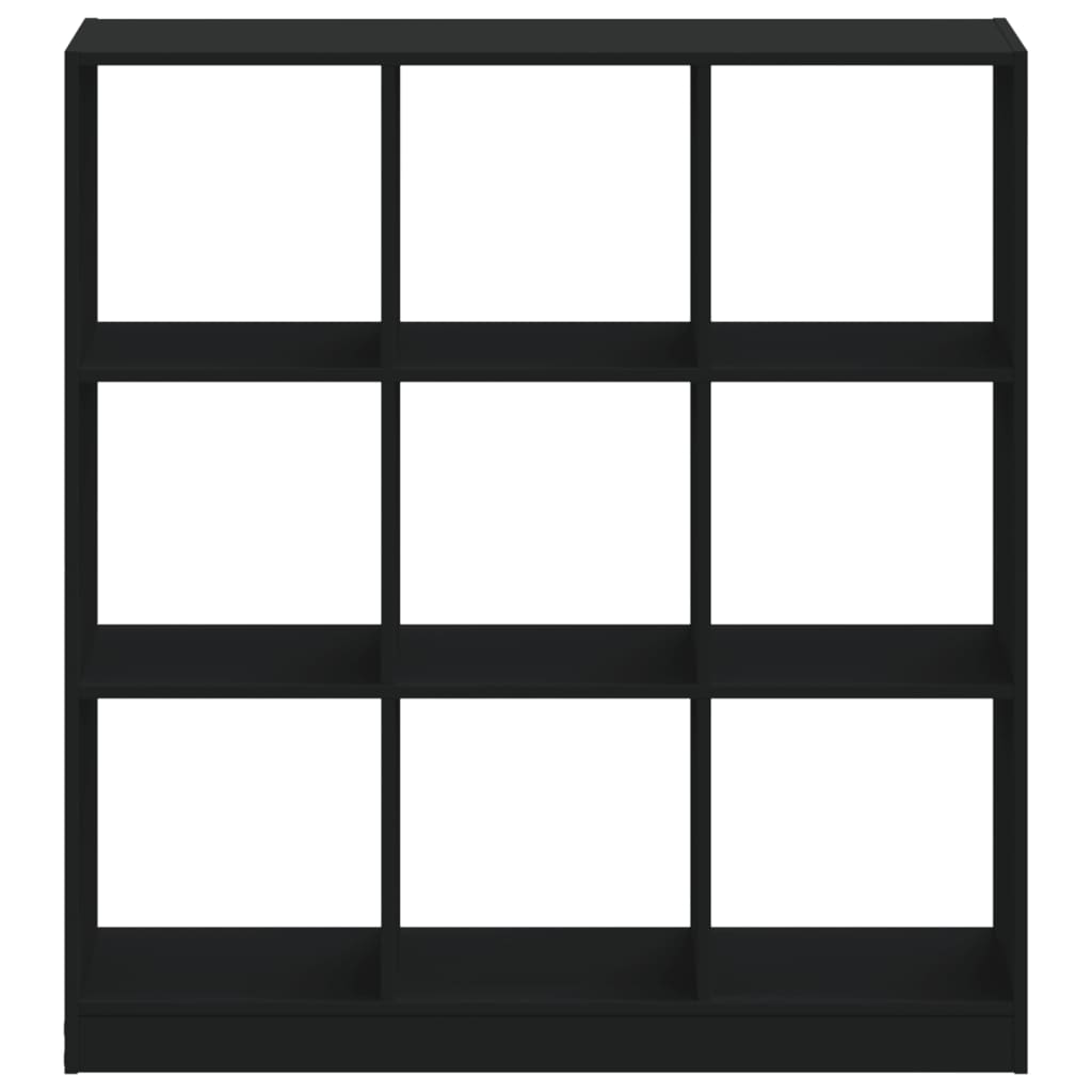 Bokhylla Svart 102x32x108 cm